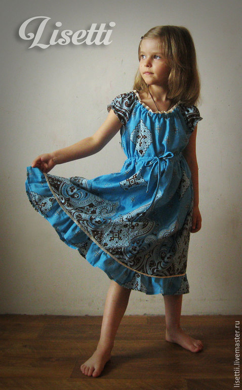 Детское платье Восточная сказка