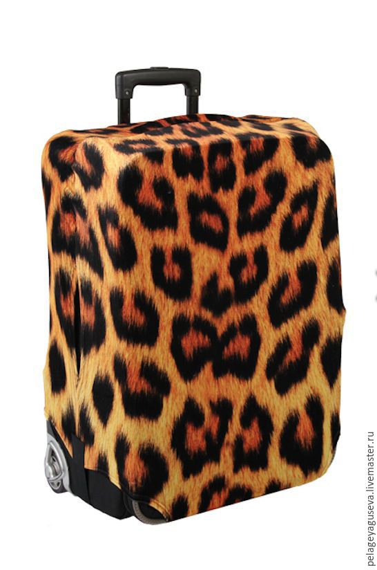 Чехол на чемодан "Шкура леопарда"
