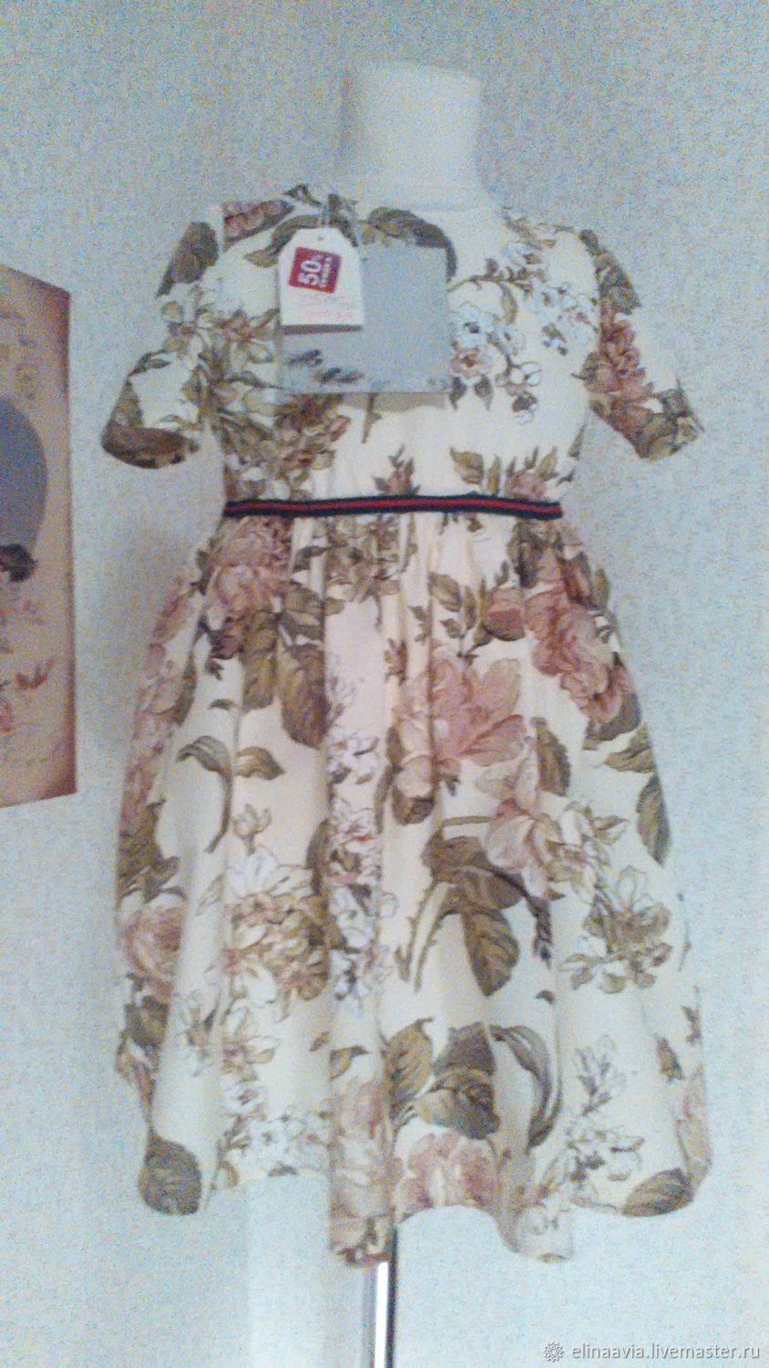 Детское платье "Прованс", новое, размер 110/30, хлопок