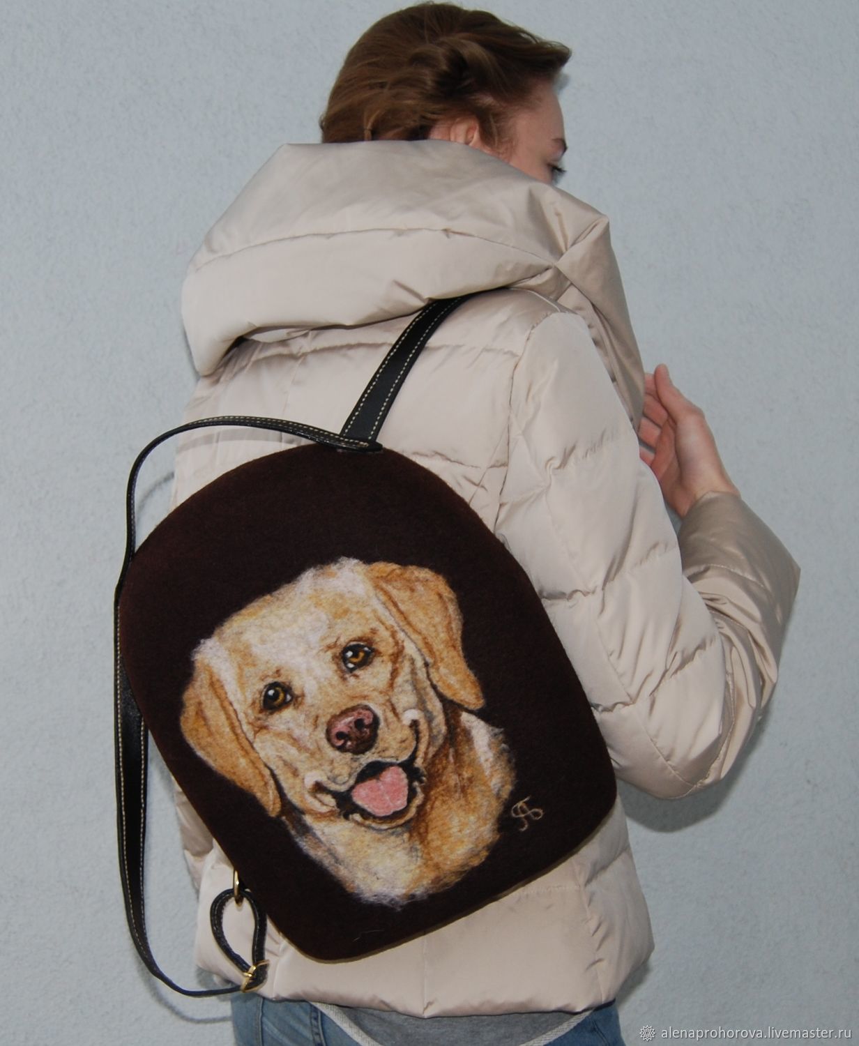"Labrador" валяный рюкзак