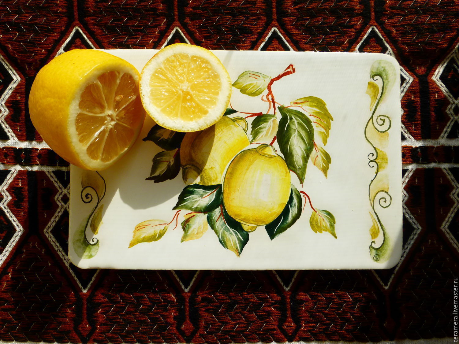 Декоративное панно "Лимоны"