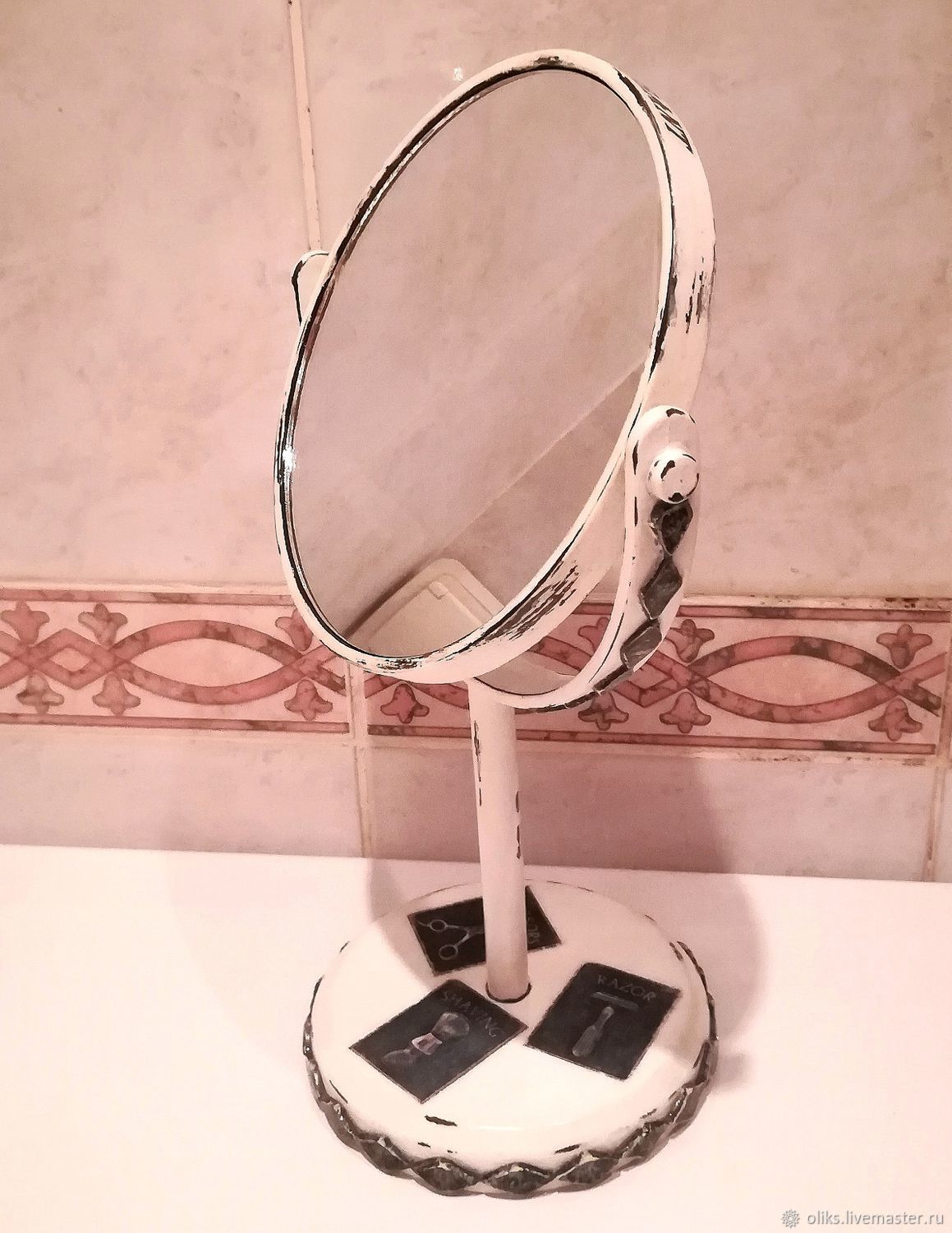 Винтажное Зеркало для бритья