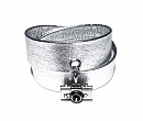 Кожаный браслет с подвеской Фотоаппарат серебряный