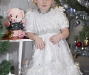 ,,Снежная Королева,,платье новогоднее для девочки 4-6 лет