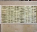 Плетень-панно из натуральной очищеной лозы в рамке из бруска