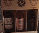 Подарочная коробка для вина из дерева с гравировкой на 3 бутылки