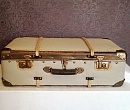 Большой льняной чемодан
