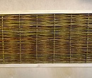 Плетень-панно из натуральной не очищеной лозы в рамке из бруска
