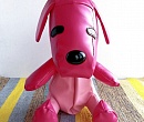-30% Рюкзак кожаный Pink Dog розовая собачка сумка игрушка
