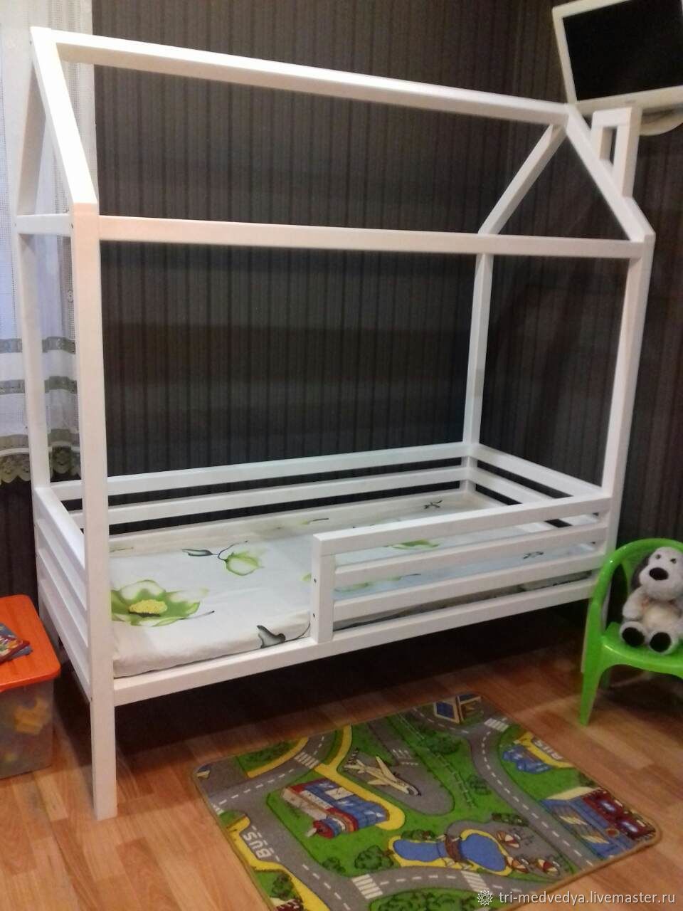 Детская кровать домик №7