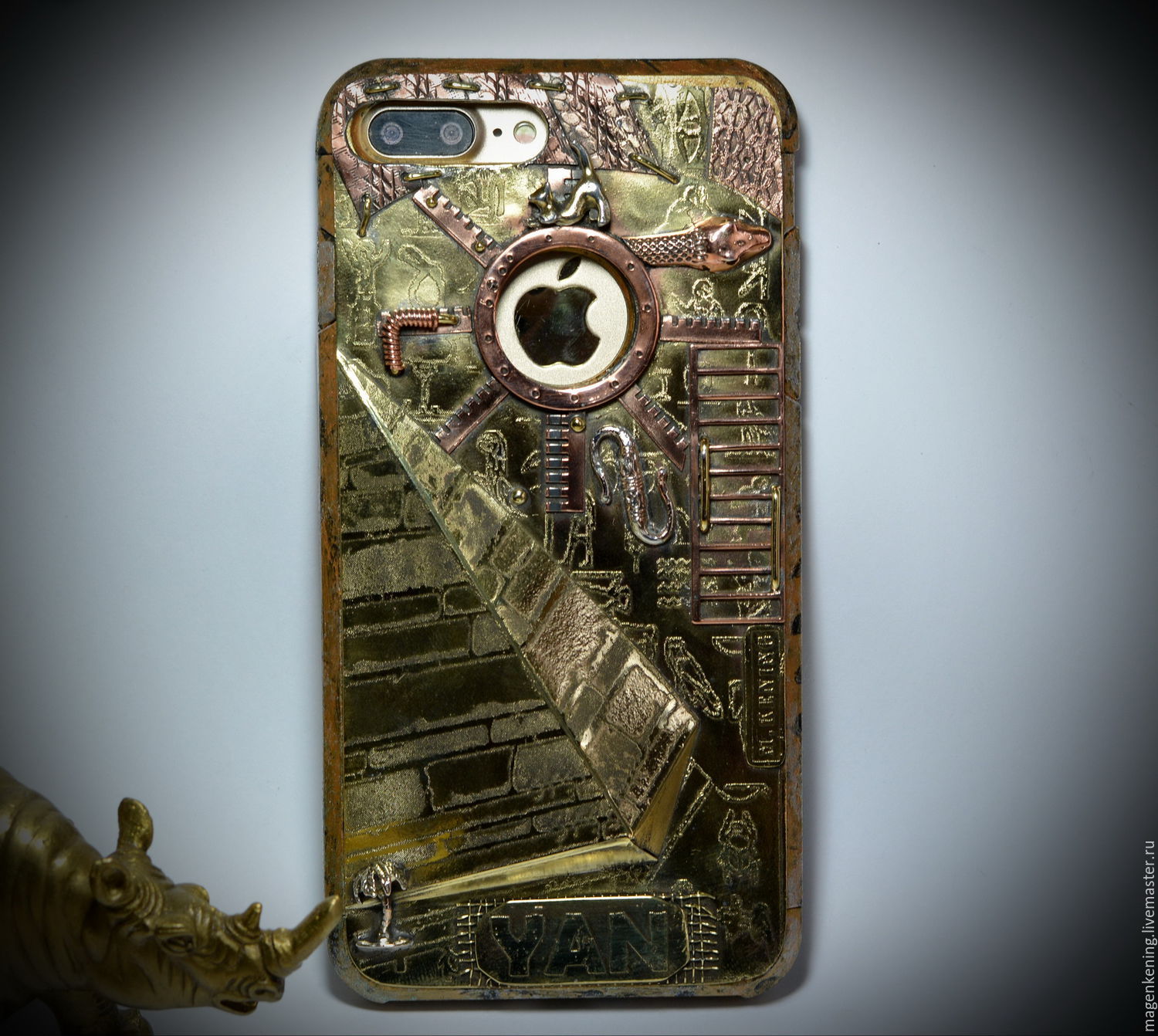 Стимпанк чехол " Египет ",  для iPhone 7 Plus