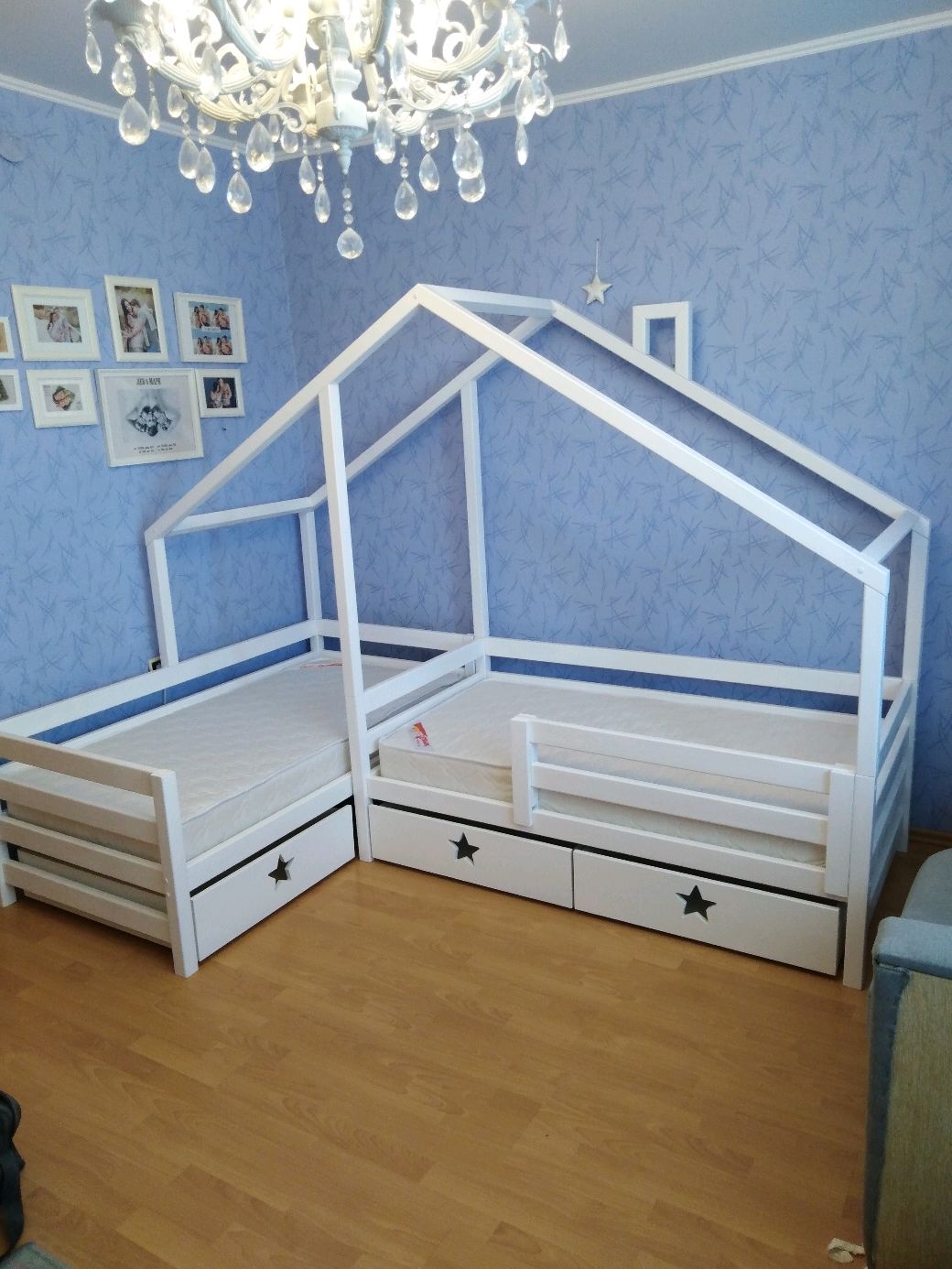 Детская кровать домик для двоих