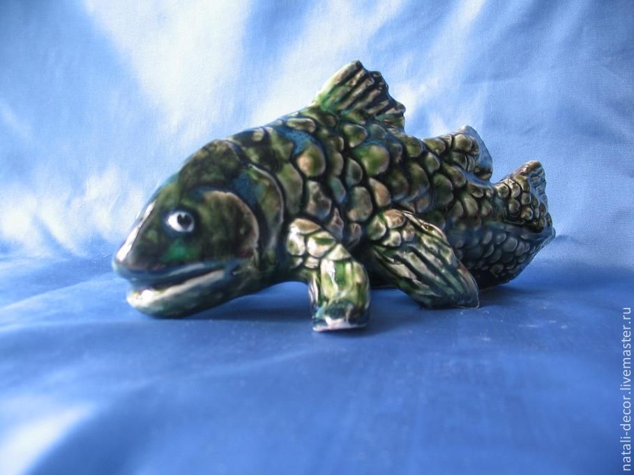 анималистическая скульптура "кистеперая рыба"