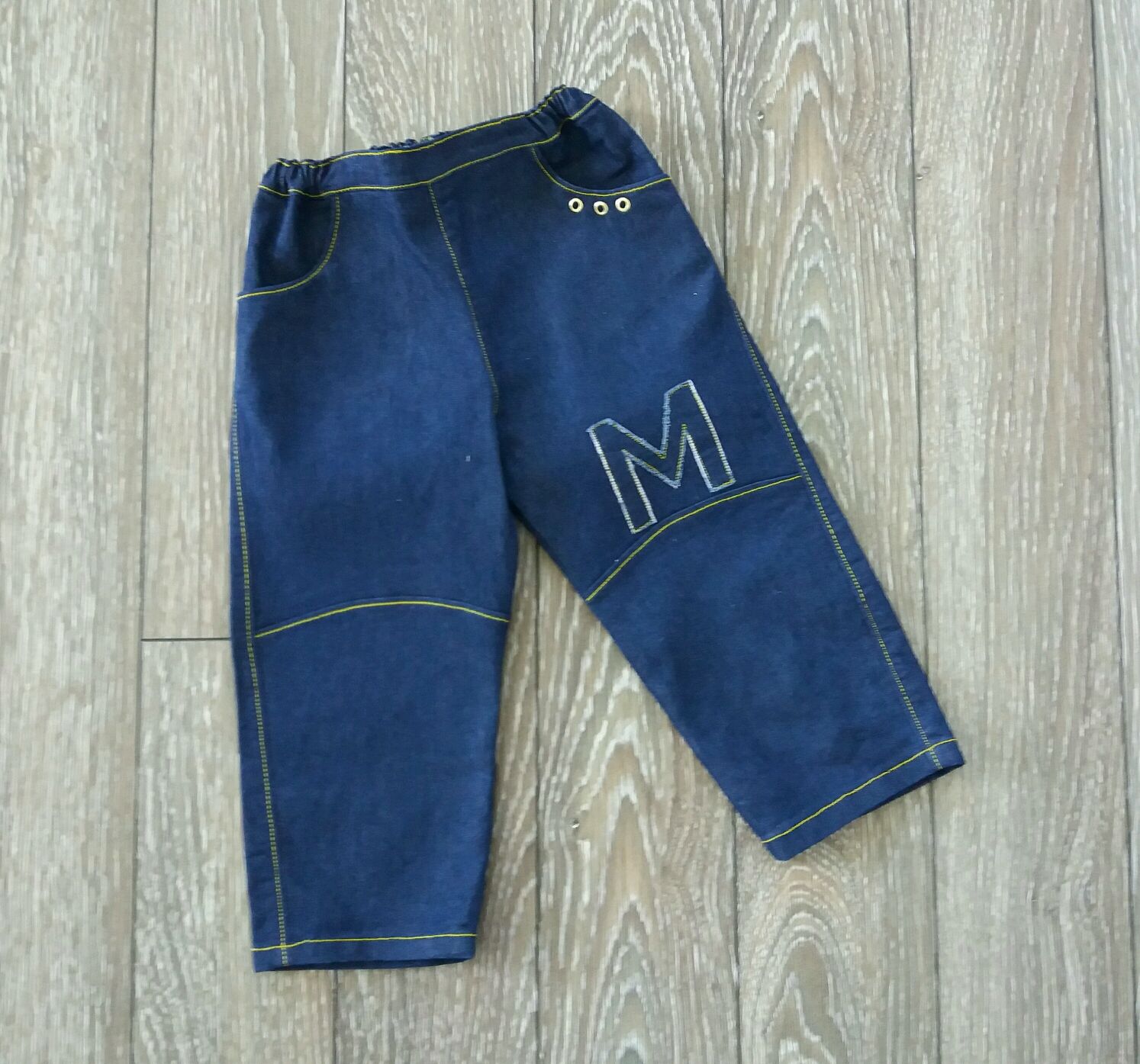Именные джинсы для мальчика