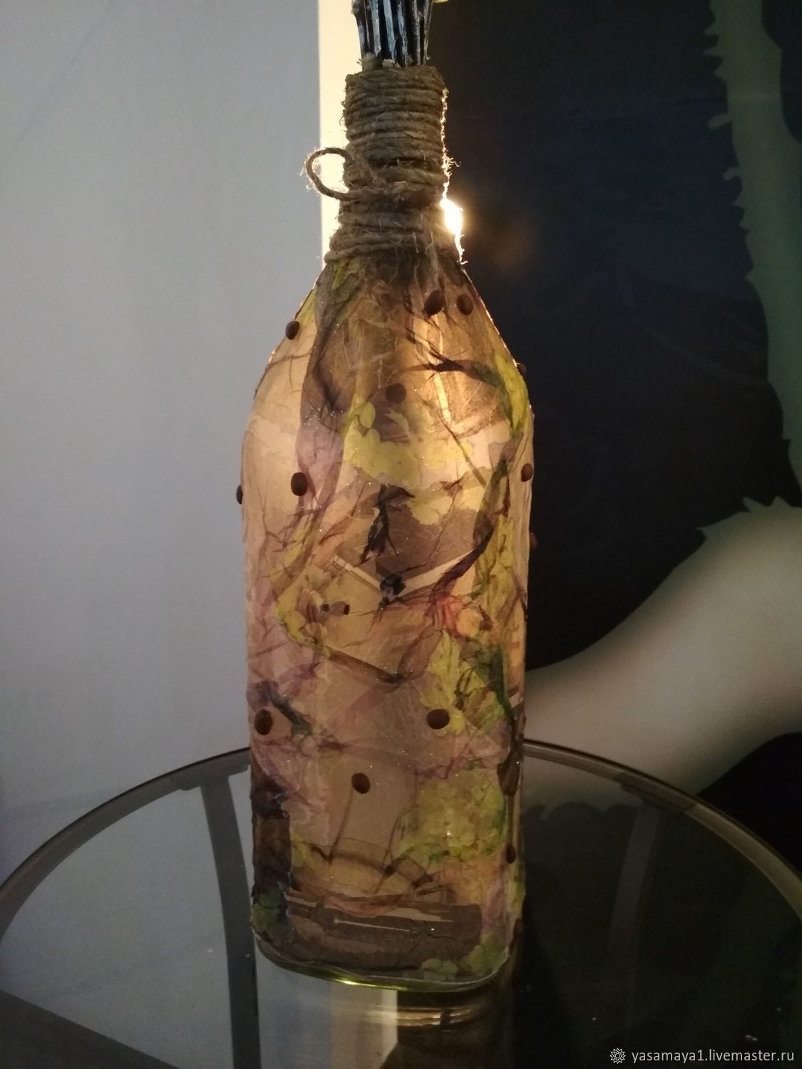 Бутылка декор