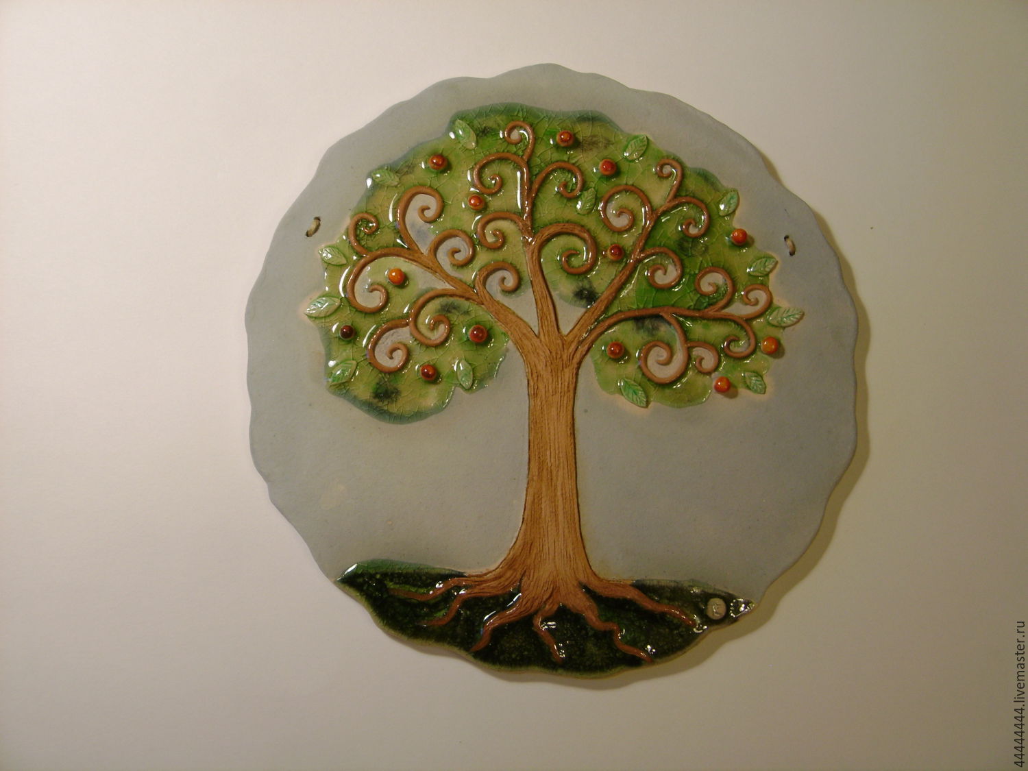 панно Мандариновое дерево керамика