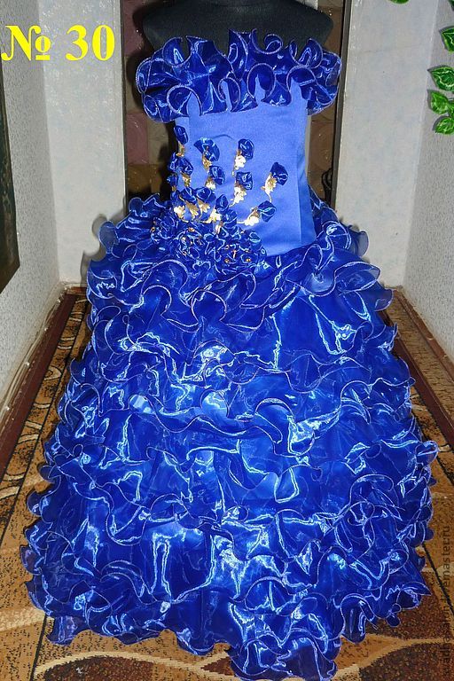 Темно-синее платьице