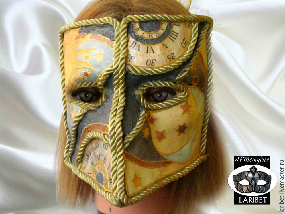 Карнавальная маска "Повелитель времени"
