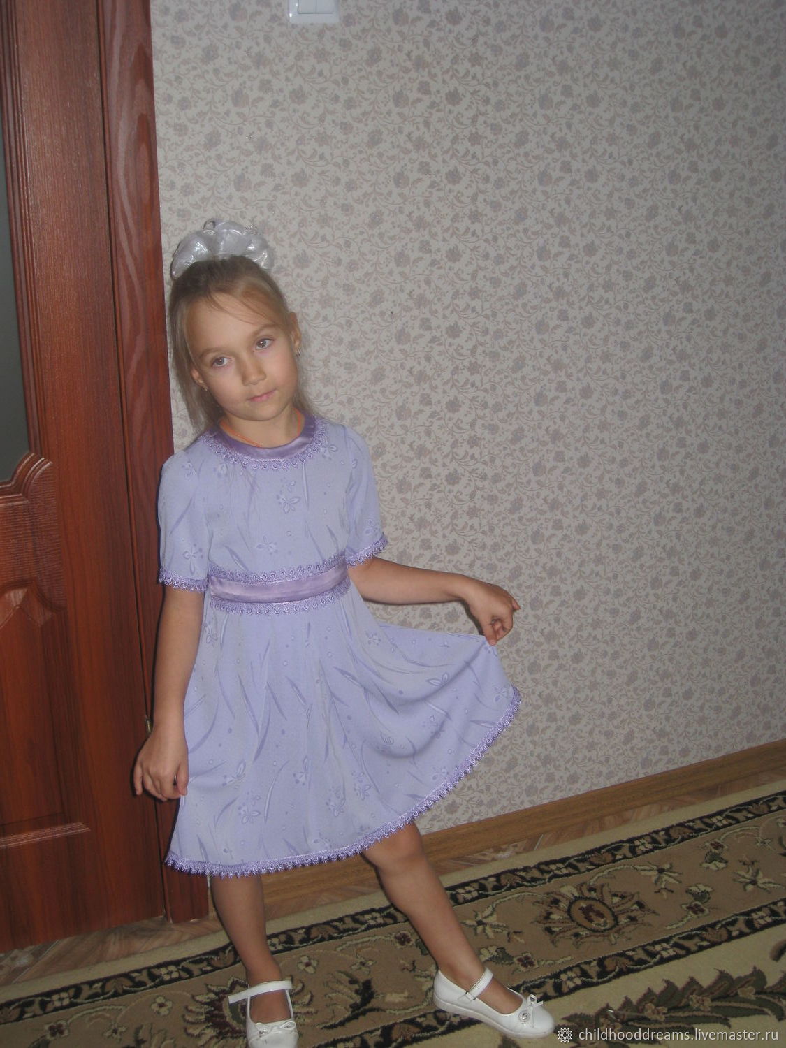 Детское платье "Сирень"