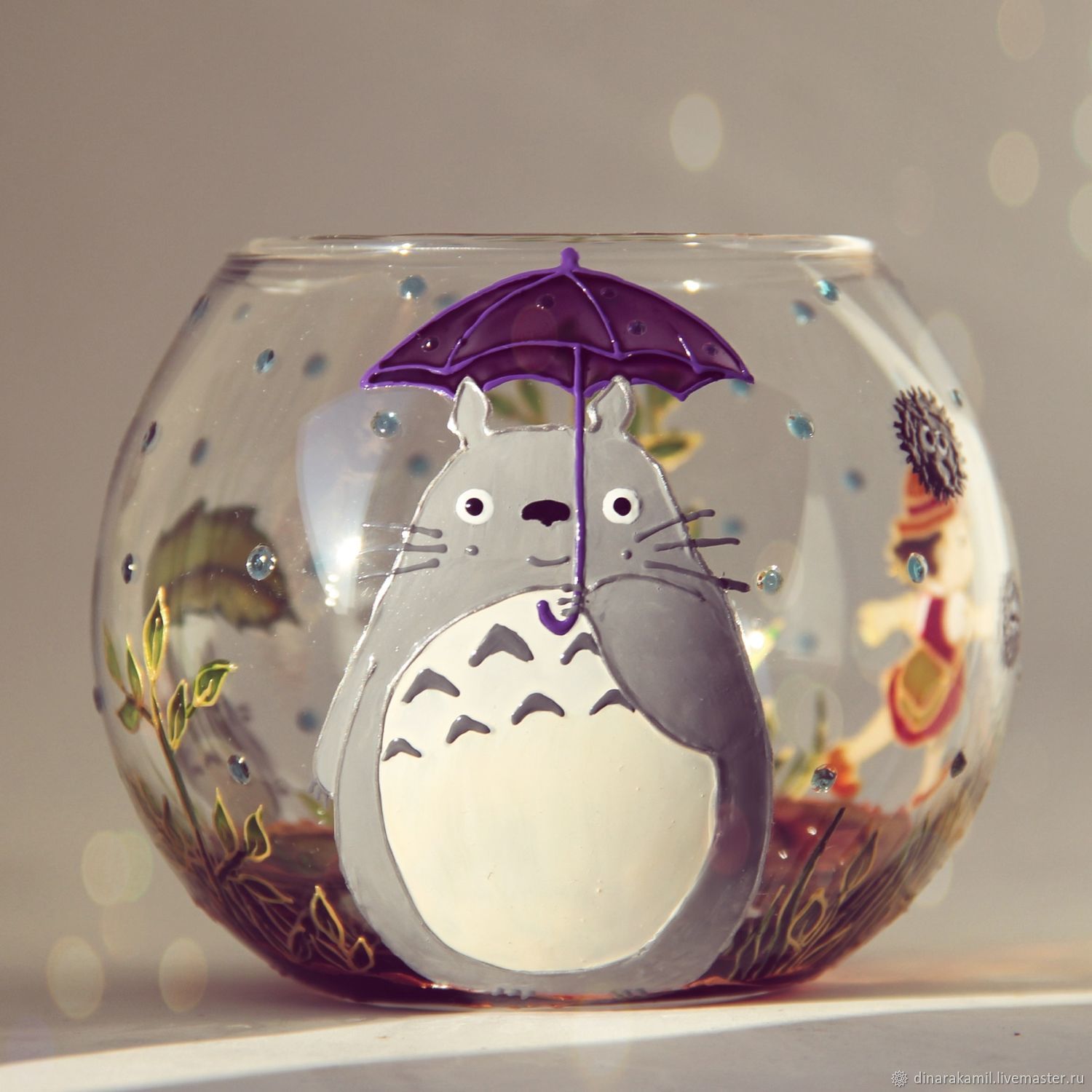Подсвечник - вазочка Totoro