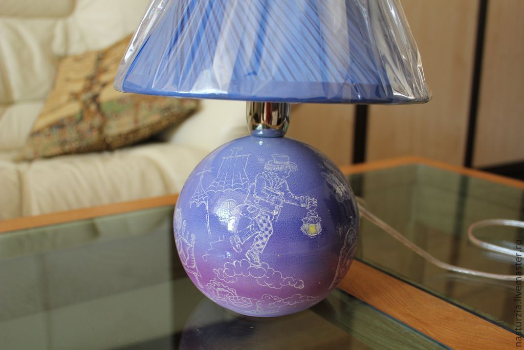 Лампа керамическая Крошка Вилли Винки