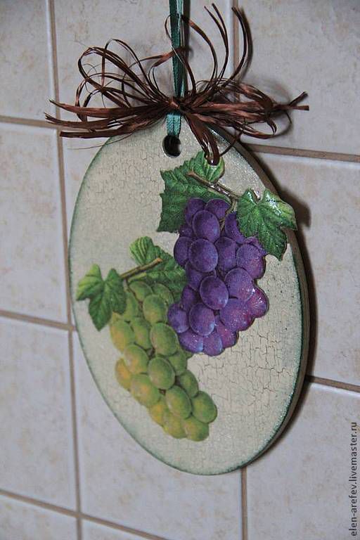 Панно декоративное "Виноград"