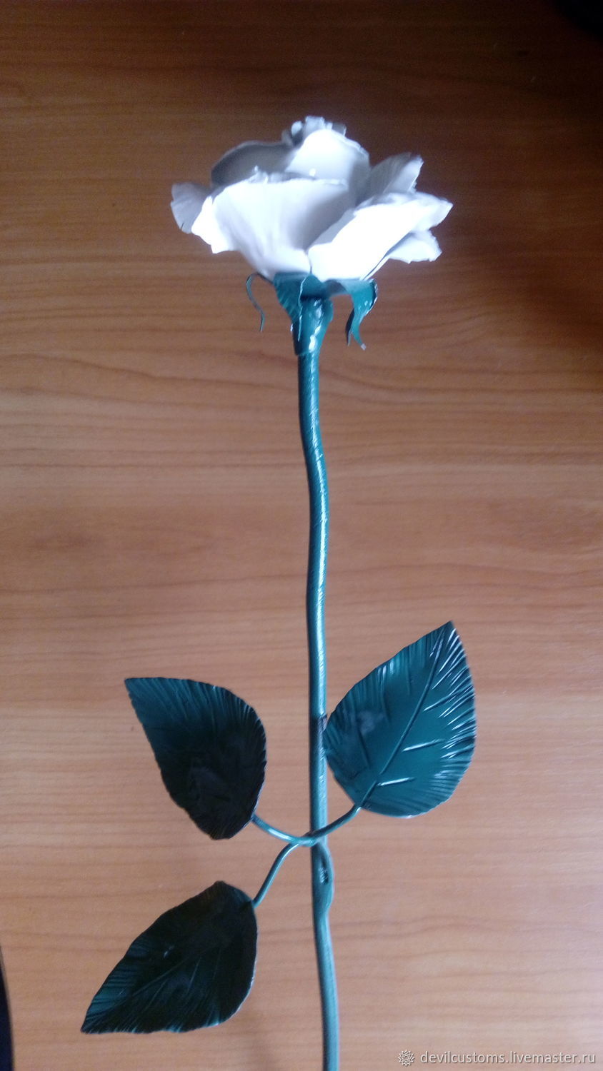 Кованая роза "Белые розы"