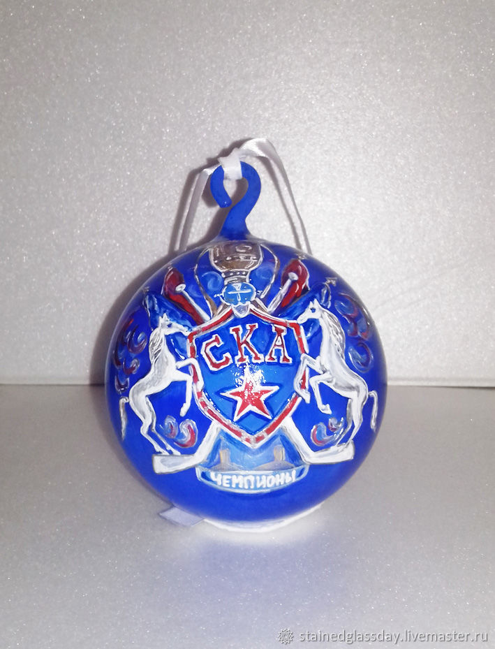 Подарочный шар с эмблемой хоккейного клуба