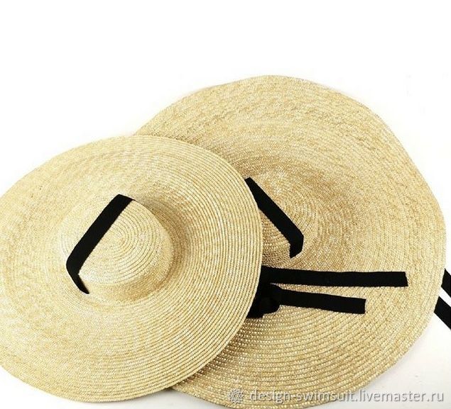 Шляпа канотье с полями 17 см