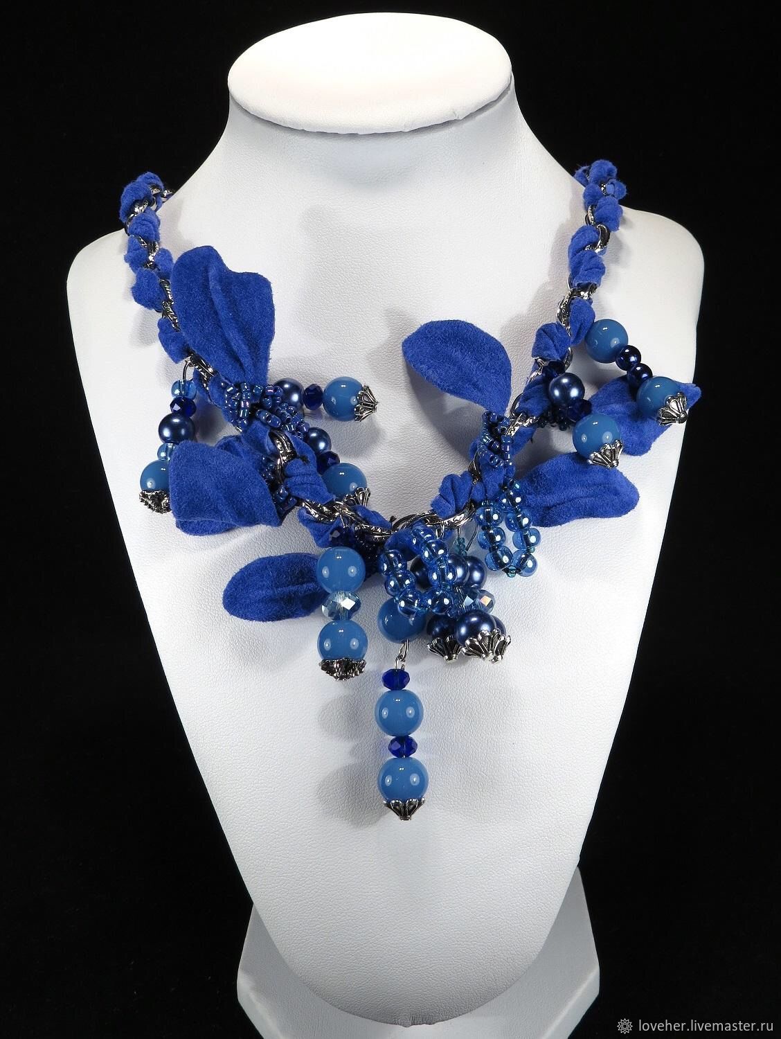 Синее ожерелье «Тина»