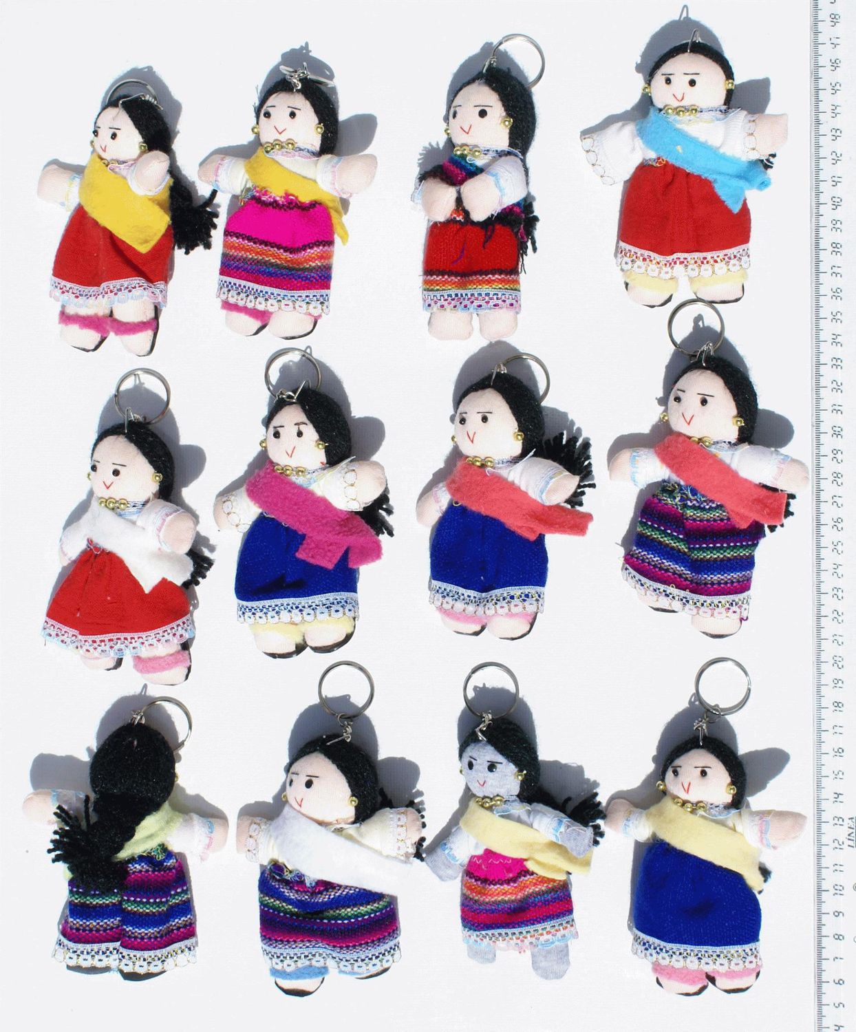 Брелоки индейские куклы стиль Южная Америка