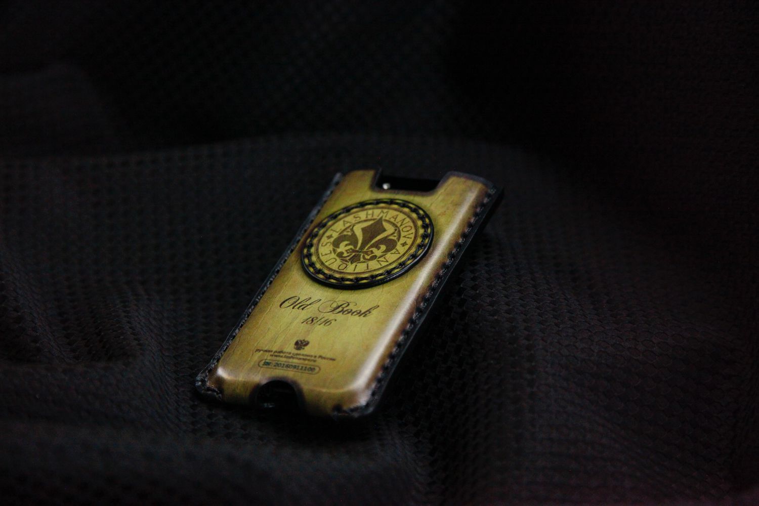 Чехол карман для  iPhone 4/4s из Кожи Ручной работы № 27