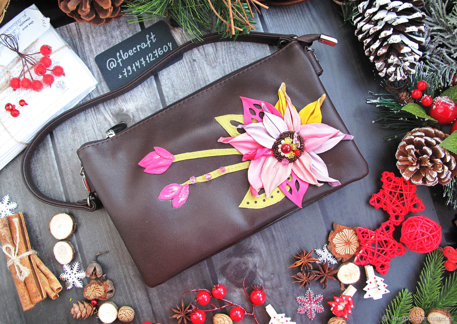 Женская сумка "Нежный Цветок"