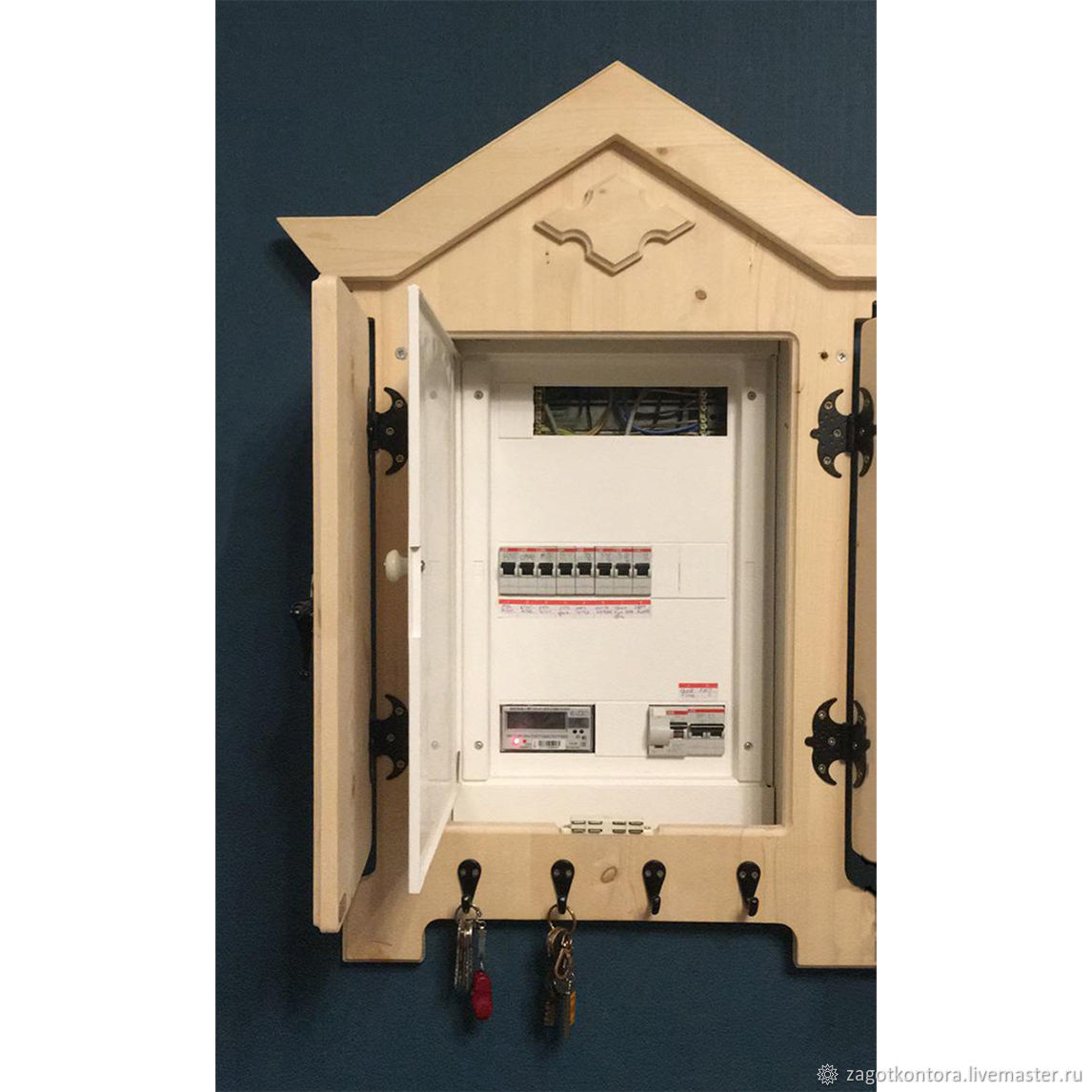 Декоративный шкаф для электросчетчика