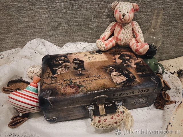 Ностальгия по детству, чемодан винтажный
