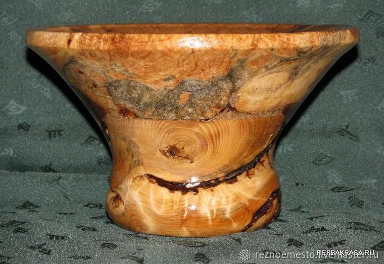 Чаша деревянная "Мраморная"