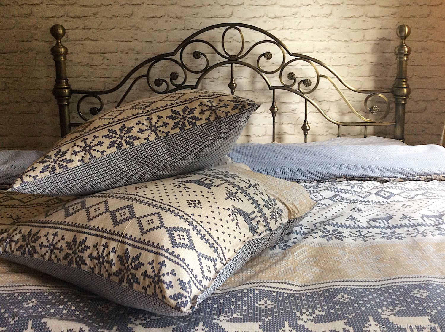Домик в Лапландии постельное белье bedding перкаль хлопок