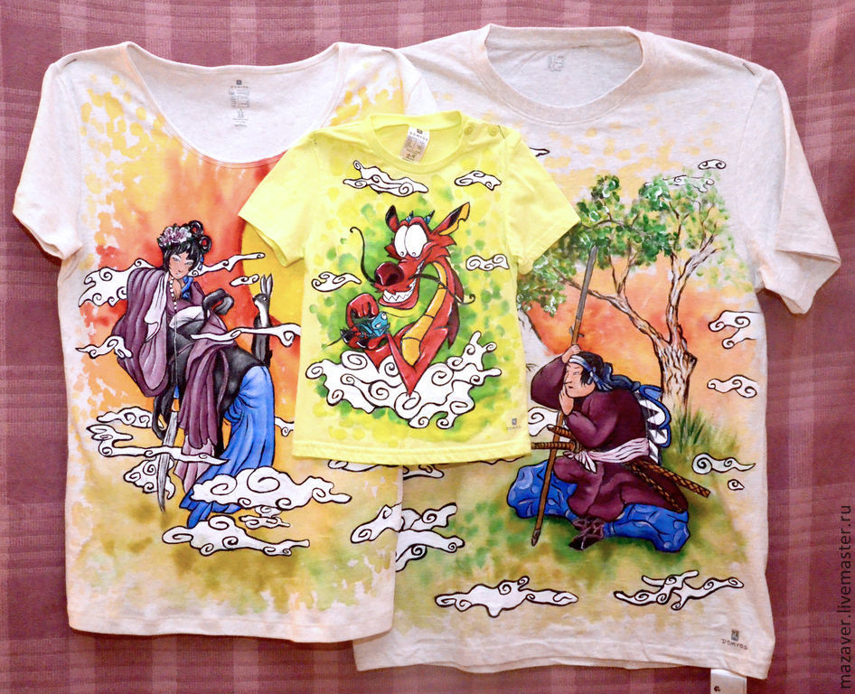 Комплект футболок "Сказки Китая"