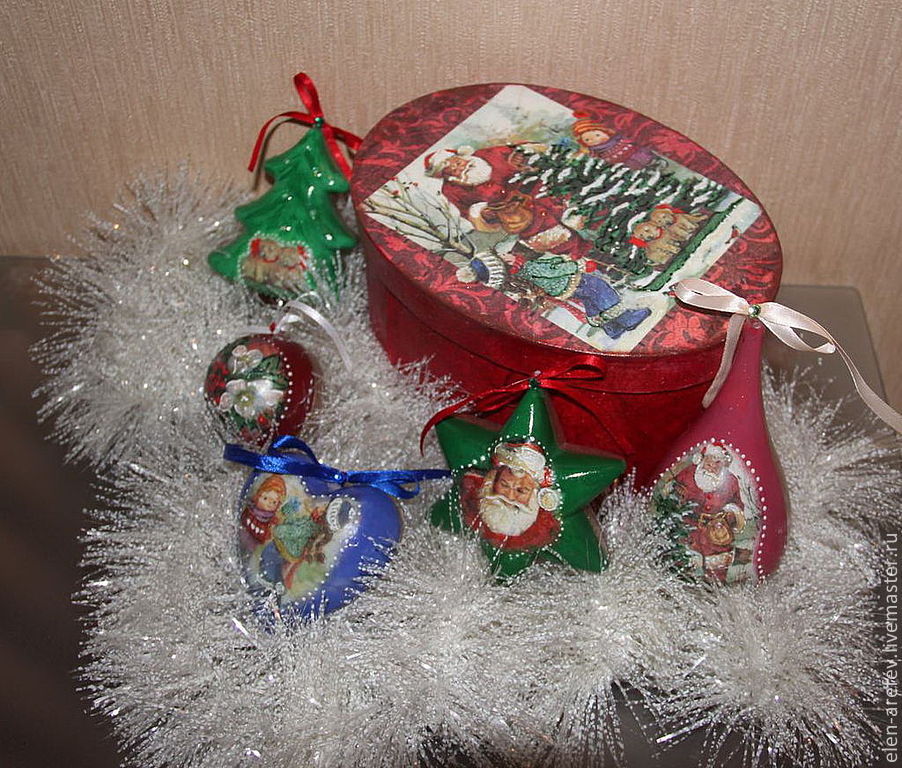 Подарочная коробка" Новогодняя сказка"