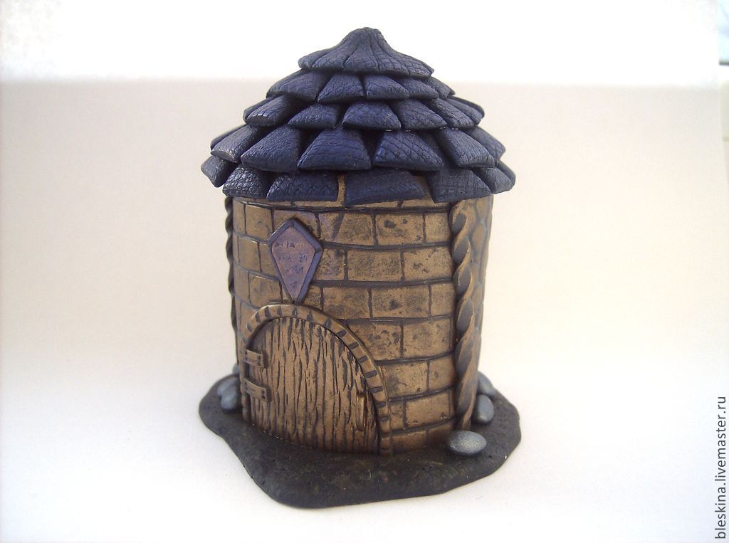 Домик-шкатулка Маленький замок (украшение интерьера, коробочка)