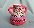 Мини вазочка В розовом, керамика ручной работы