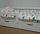Детская кровать с выдвижными ящиками. Спальное место 180×80см