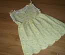 Вязаное платье для девочки ( 2 )