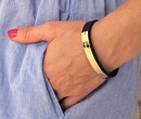 Женский кожаный браслет. Элегантное украшение на руку на заказ