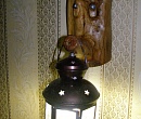 Деревянный светильник