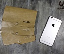 Кожаный чехол для iPhone 6, iPhone 7, iPhone 8. Оливковый. CH - 603