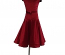 Красное бархатное рейтинговое платье