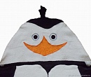 Махровое полотенце с капюшоном Пингвин
