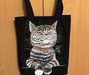 Сумка текстильная шоппер Хитрый кот