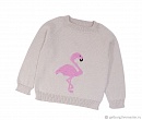 Джемпер для девочки Розовый фламинго